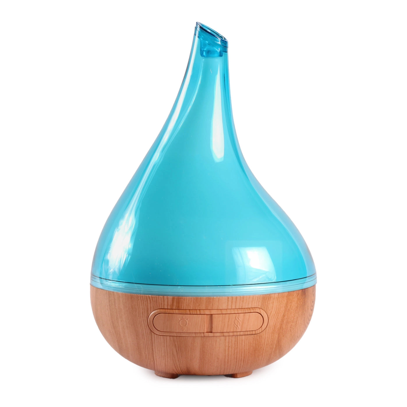 Aroma-Bloom Aromatherapy Diffuser - Wood & Turquoise