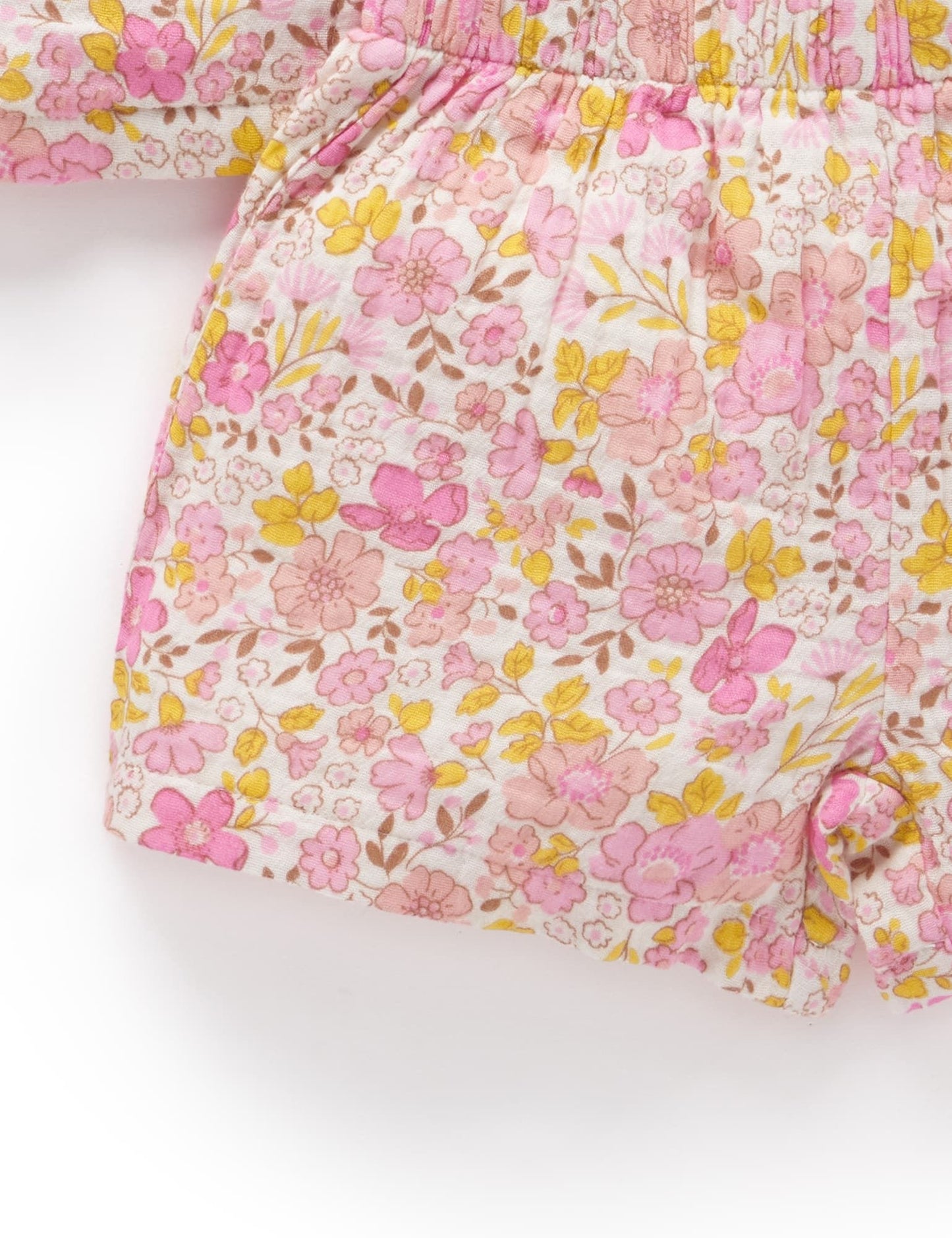 Fig Summer Bloom Short Crinkle PJ Set