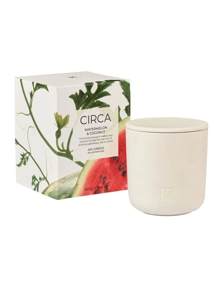 CIRCA Soy Candle 300g - Coconut & Watermelon