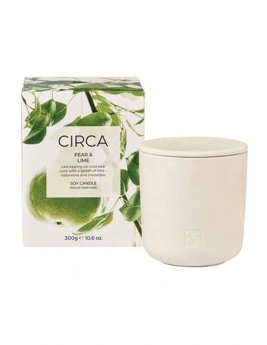 CIRCA Soy Candle 300g - Pear & Lime