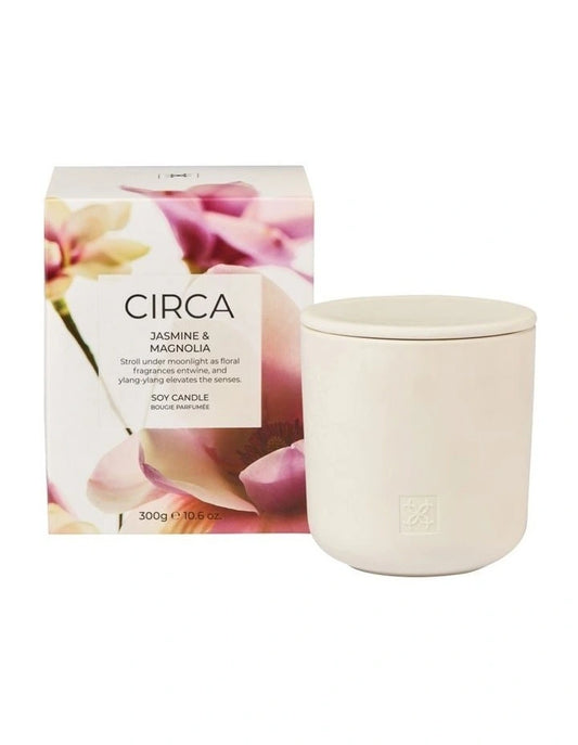 CIRCA Soy Candle 300g - Jasmine & Magnolia
