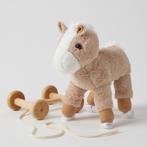 Horse Plush Pull Along Toy