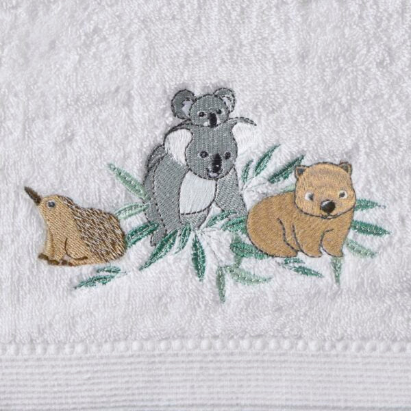 Bath Towel & Face Washer in Organza Bag - Koala Cuddles