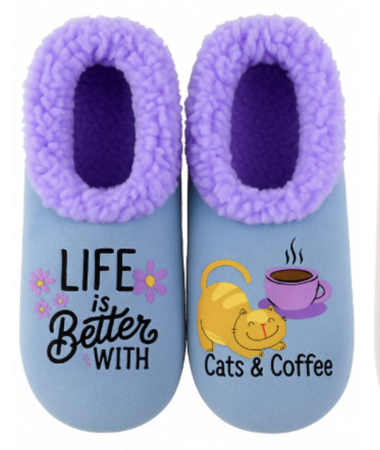 Slumbies - Life is Better with Cats & Coffee