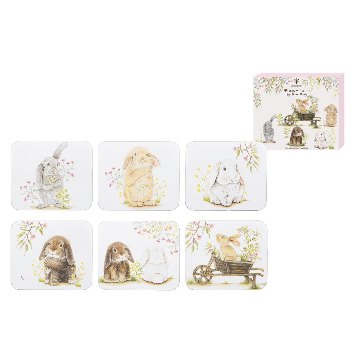 Bunny Tales - Coaster 6PK