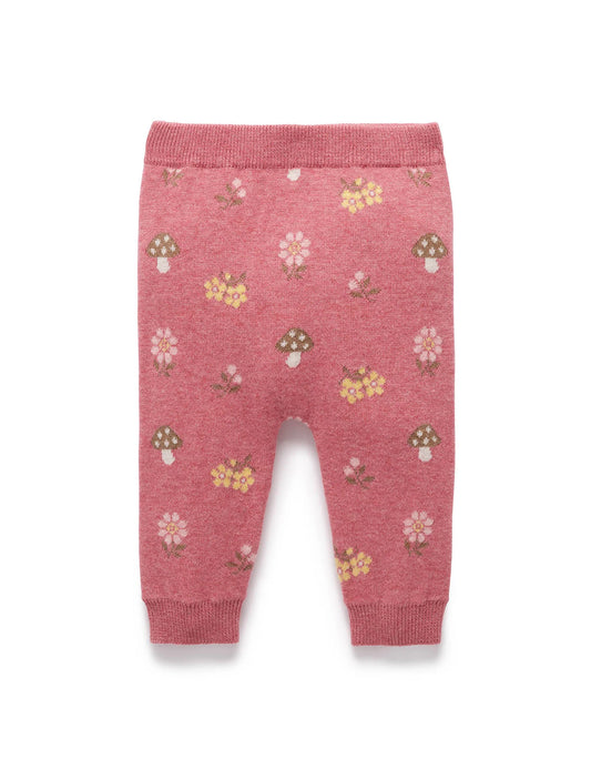 Toadstool Jaquard Leggings (Magical Forest)