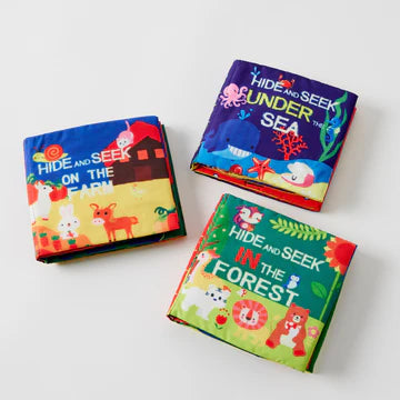 Hide and Seek on the Farm Fabric Activity Book