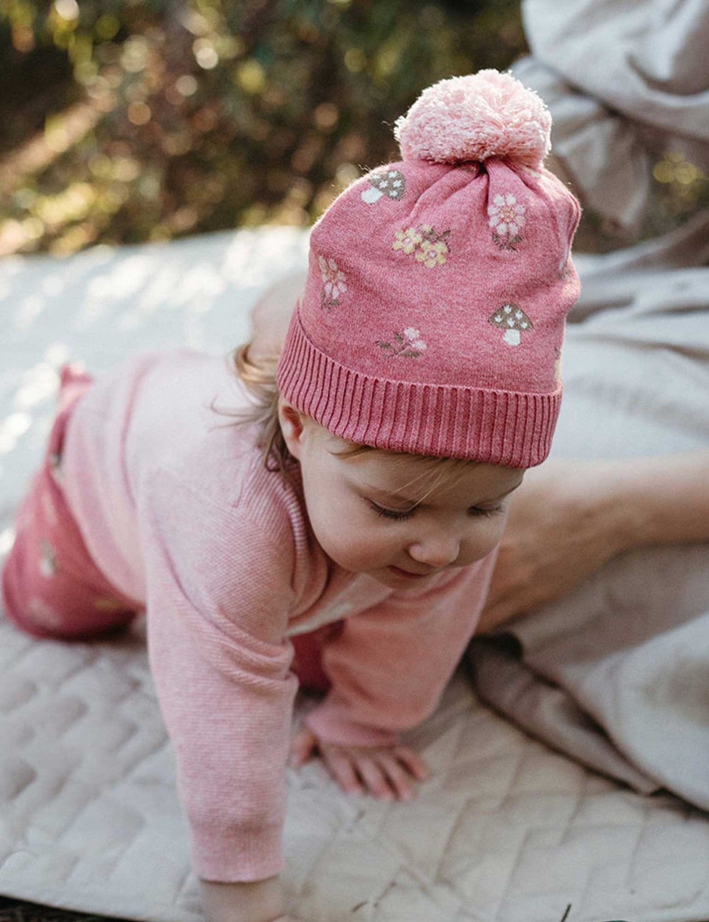 Toadstool Jaquard Beanie (Magical Forest)