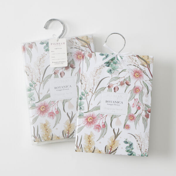 Botanica Scented Hanging Sachets (Ginger Flower)