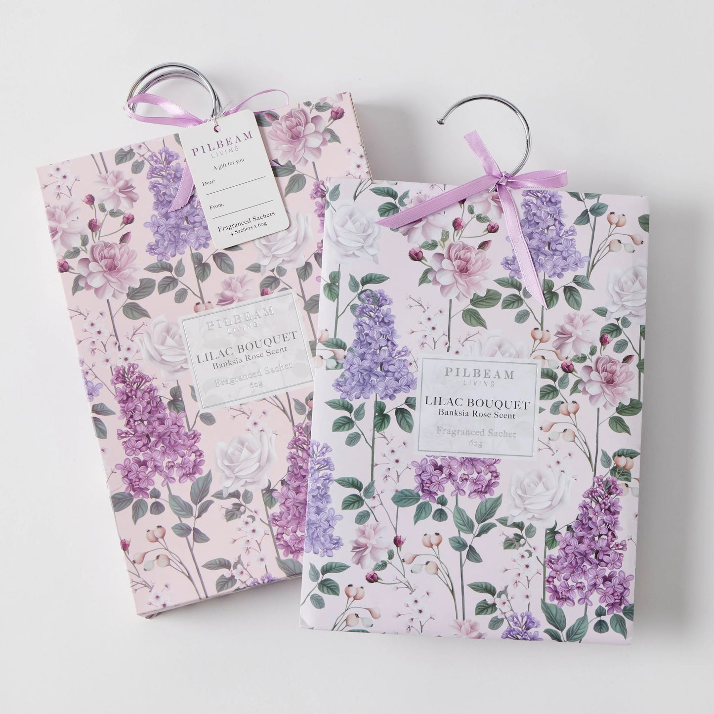 Lilac Bouquet Scented Hanging Sachets (Banksia Rose)