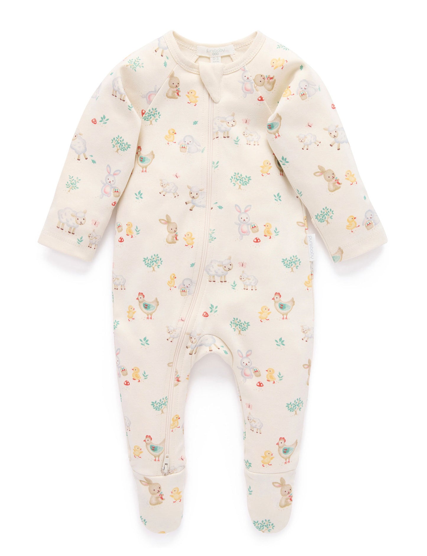 Easter Cheer Thick Zip Growsuit