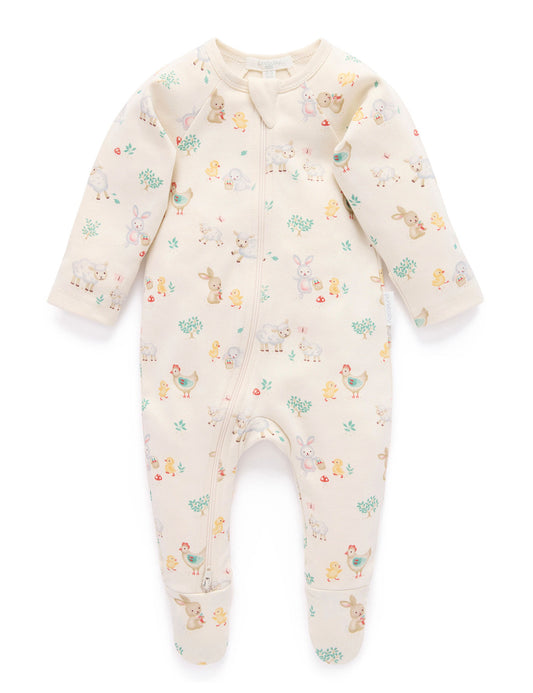 Easter Cheer Thick Zip Growsuit