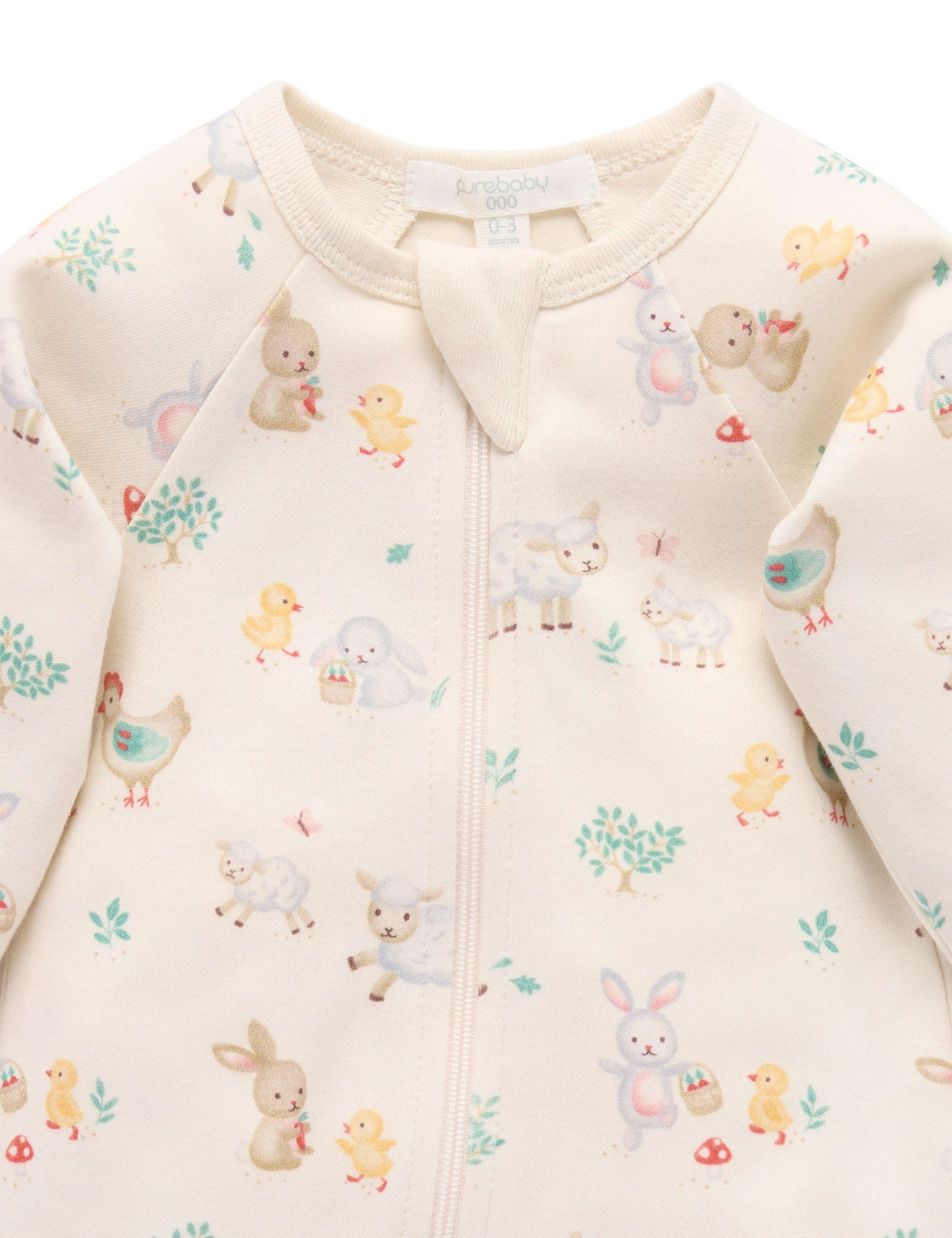 Easter Cheer Thick Zip Growsuit