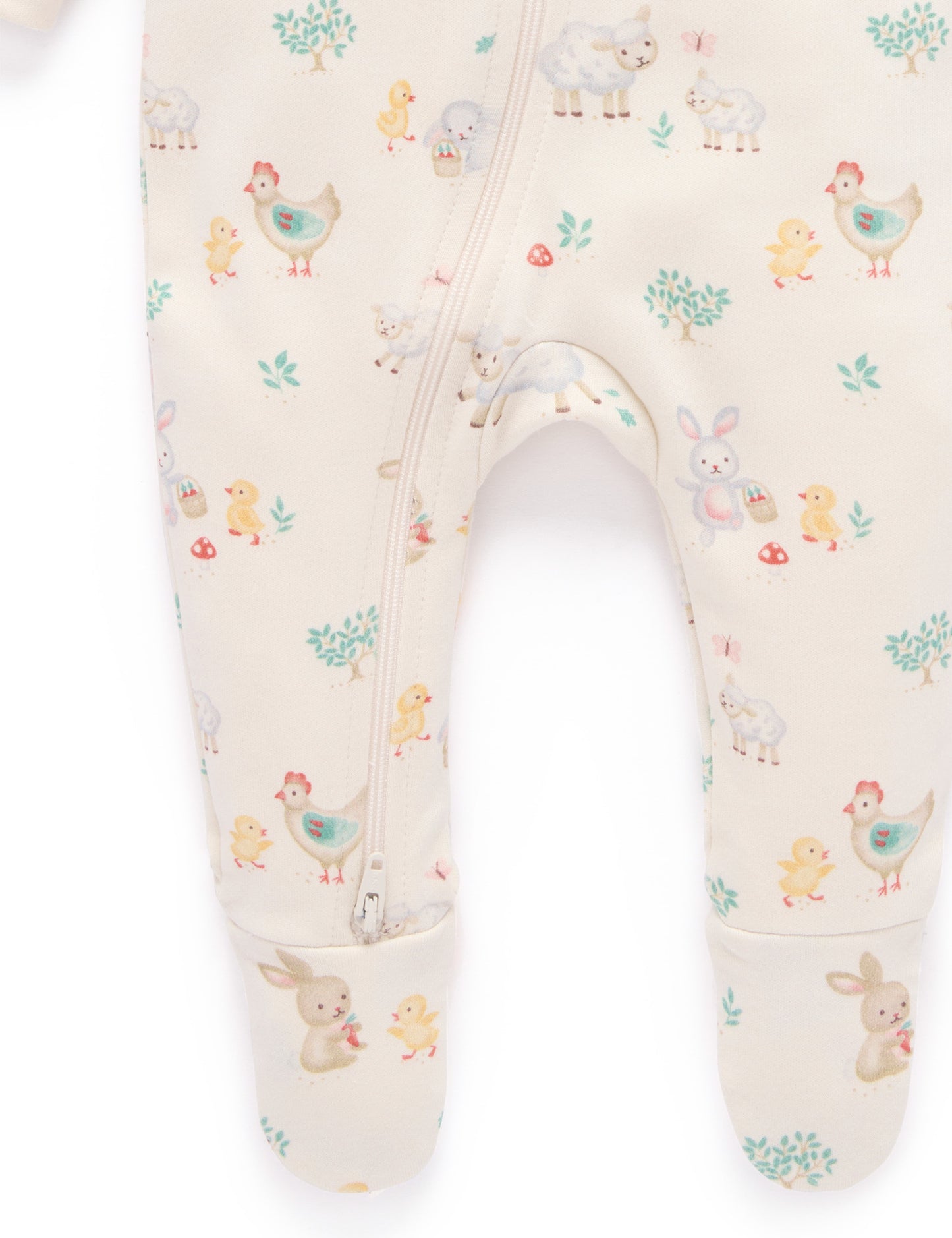 Easter Cheer Thick Zip Growsuit