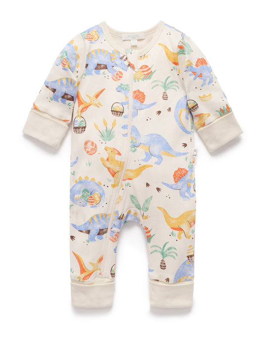 Blue Dino Easter Hunt Pyjama Growsuit