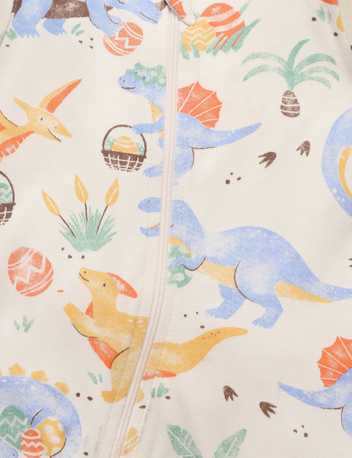 Blue Dino Easter Hunt Pyjama Growsuit