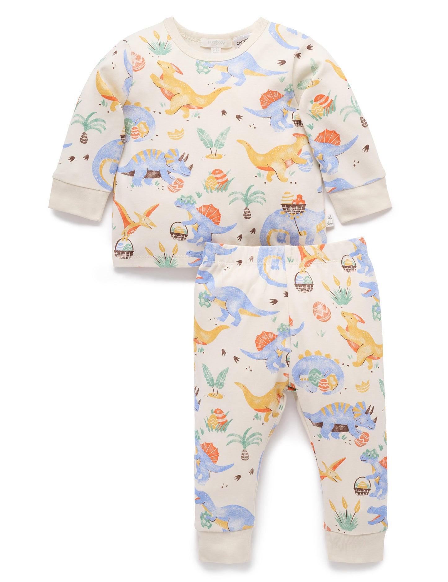 Blue Dino Easter Hunt Pyjama Set