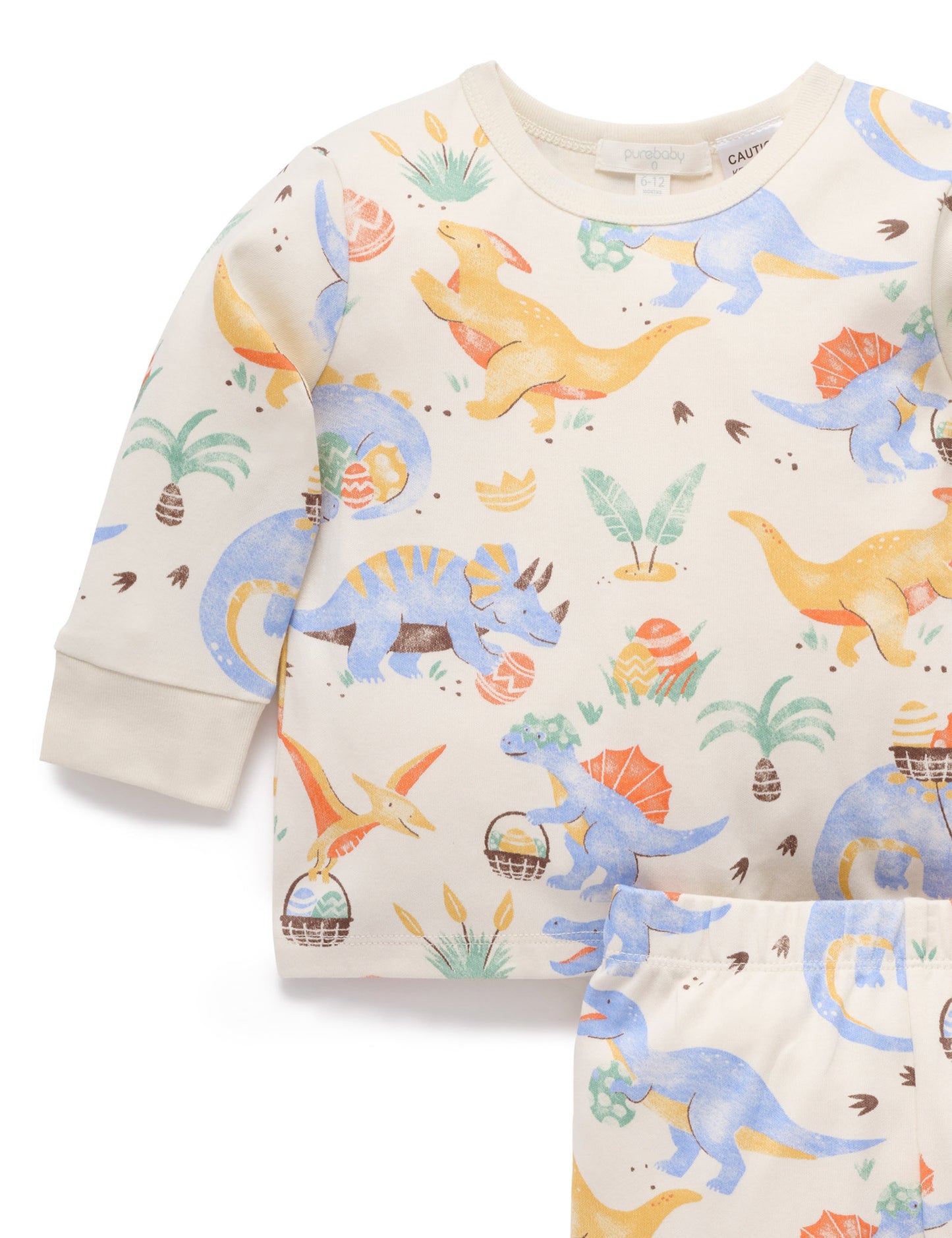 Blue Dino Easter Hunt Pyjama Set