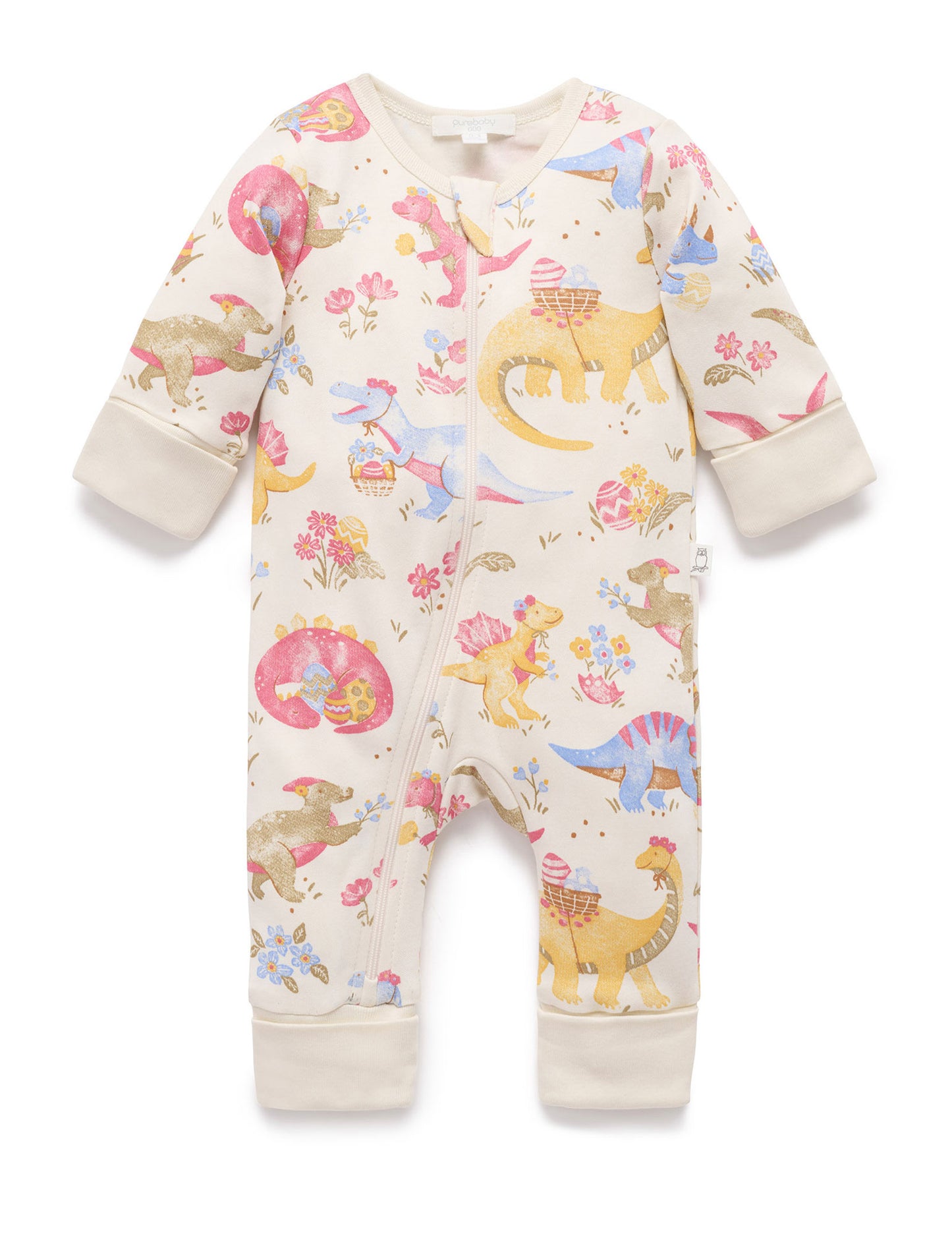 Pink Dino Easter Hunt Pyjama Growsuit