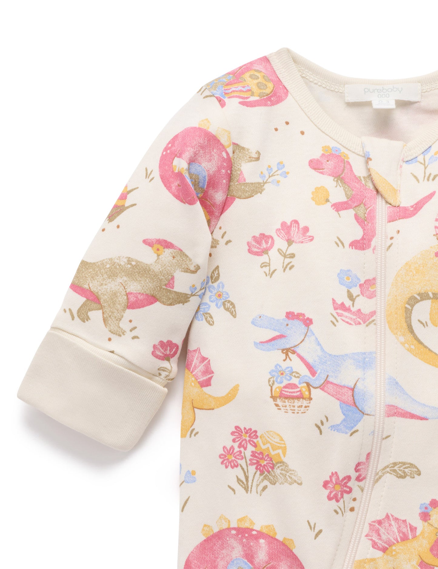 Pink Dino Easter Hunt Pyjama Growsuit