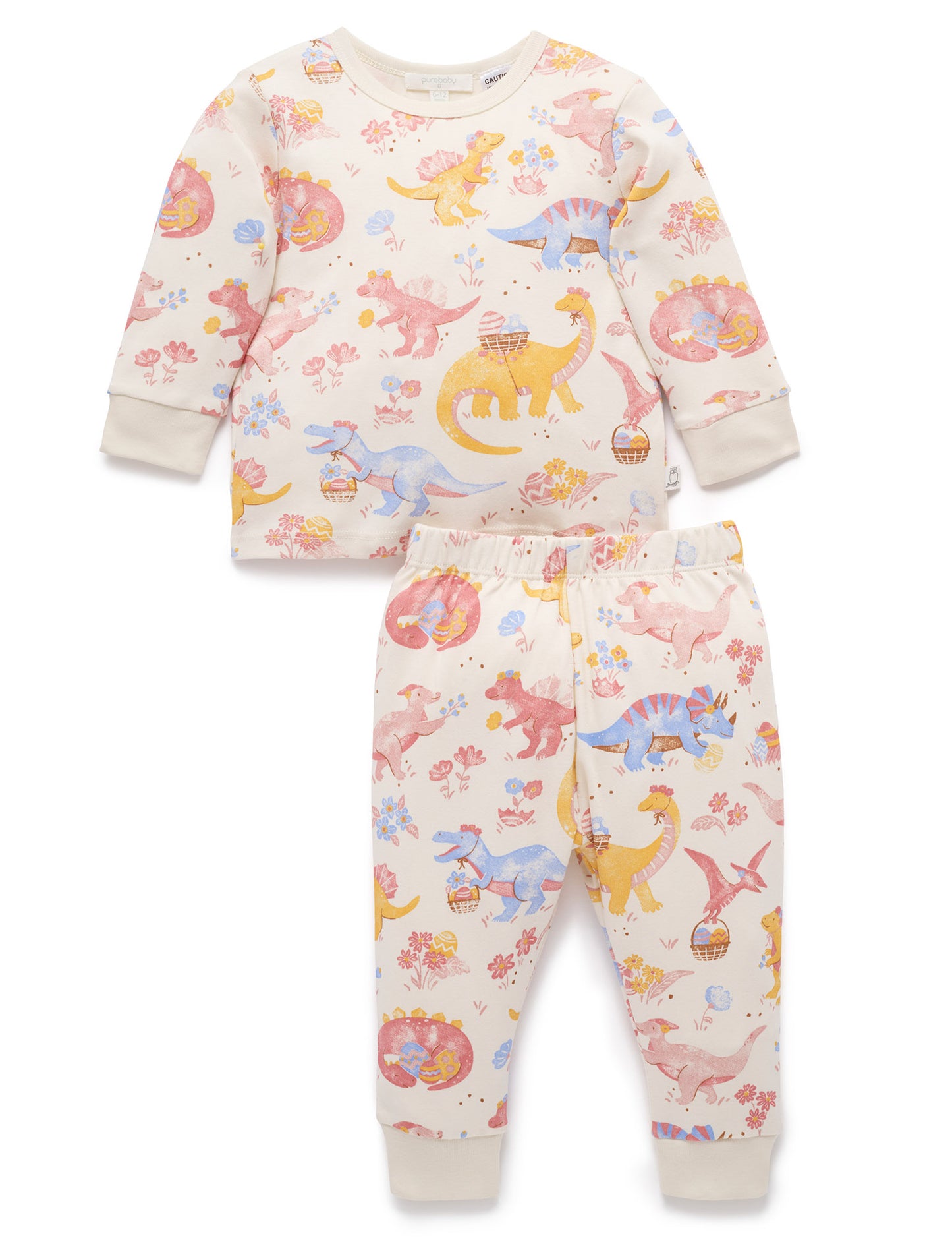 Pink Dino Easter Hunt Pyjama Set