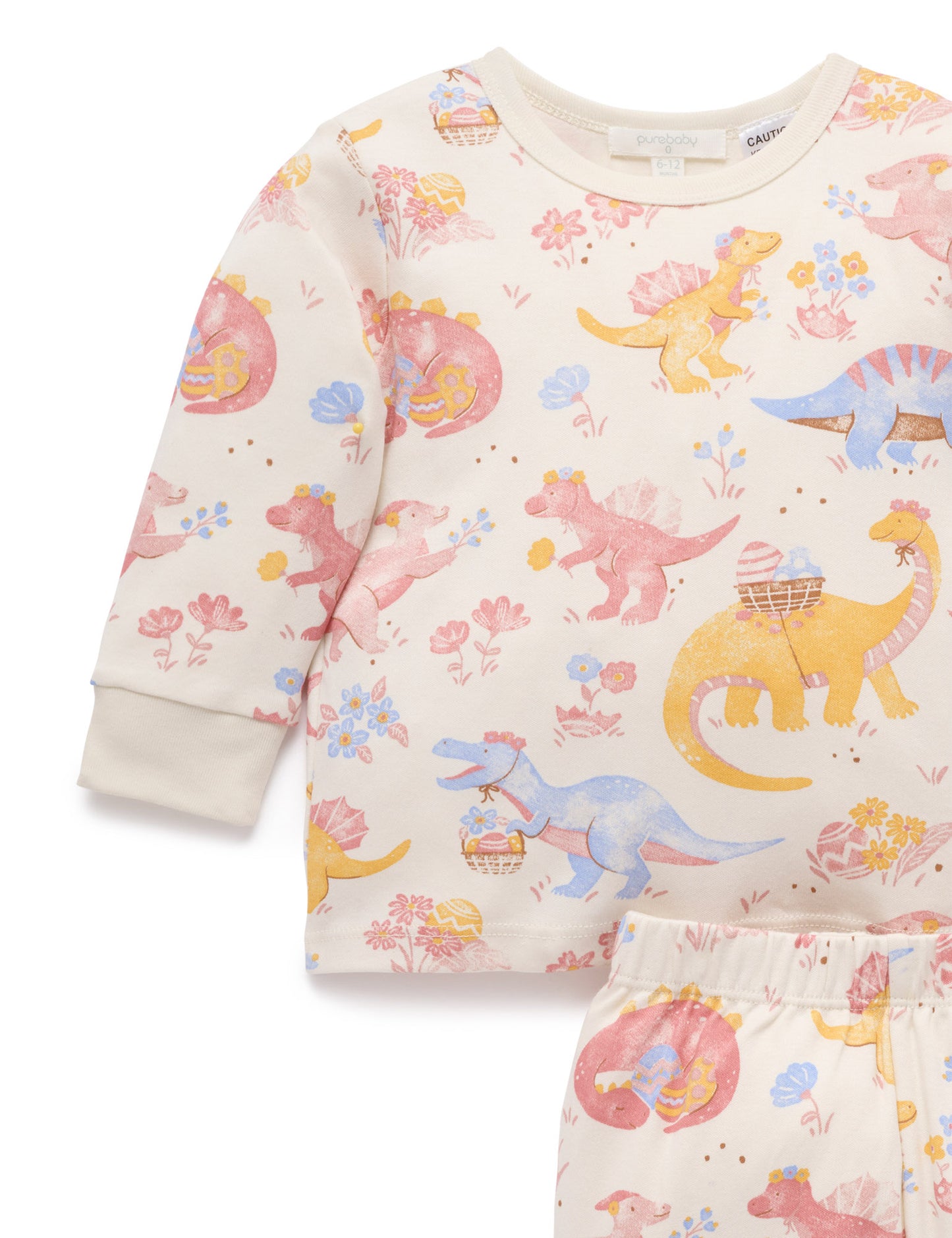 Pink Dino Easter Hunt Pyjama Set