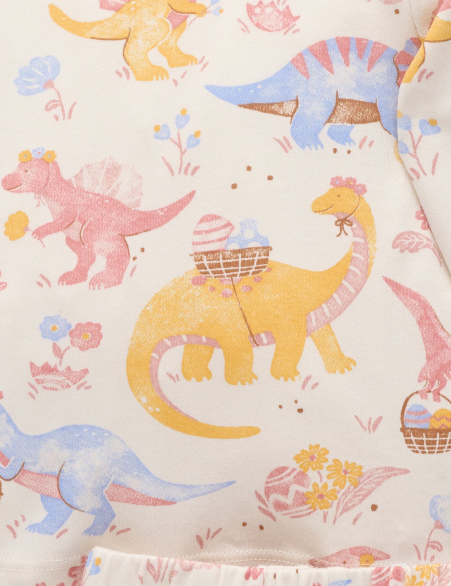 Pink Dino Easter Hunt Pyjama Set