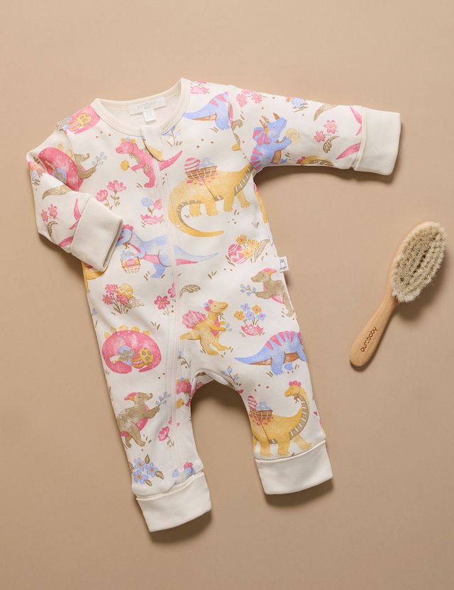 Pink Dino Easter Hunt Pyjama Growsuit