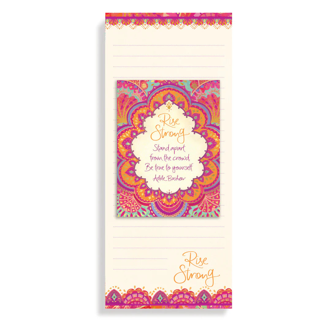 Rise Strong Magnetic List Pad and Mini Note Pad Set