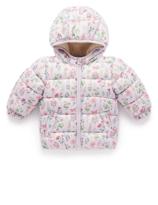 Strawberry Patch Puffer Jacket