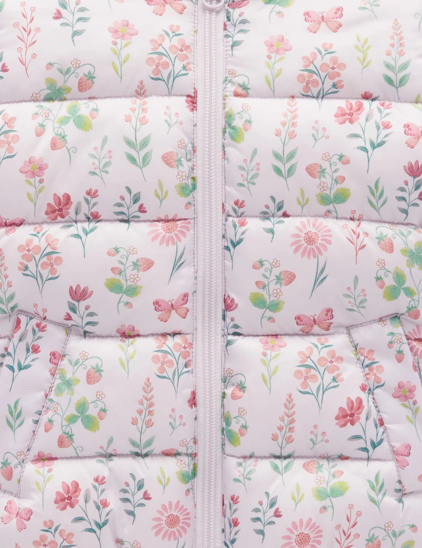 Strawberry Patch Puffer Jacket
