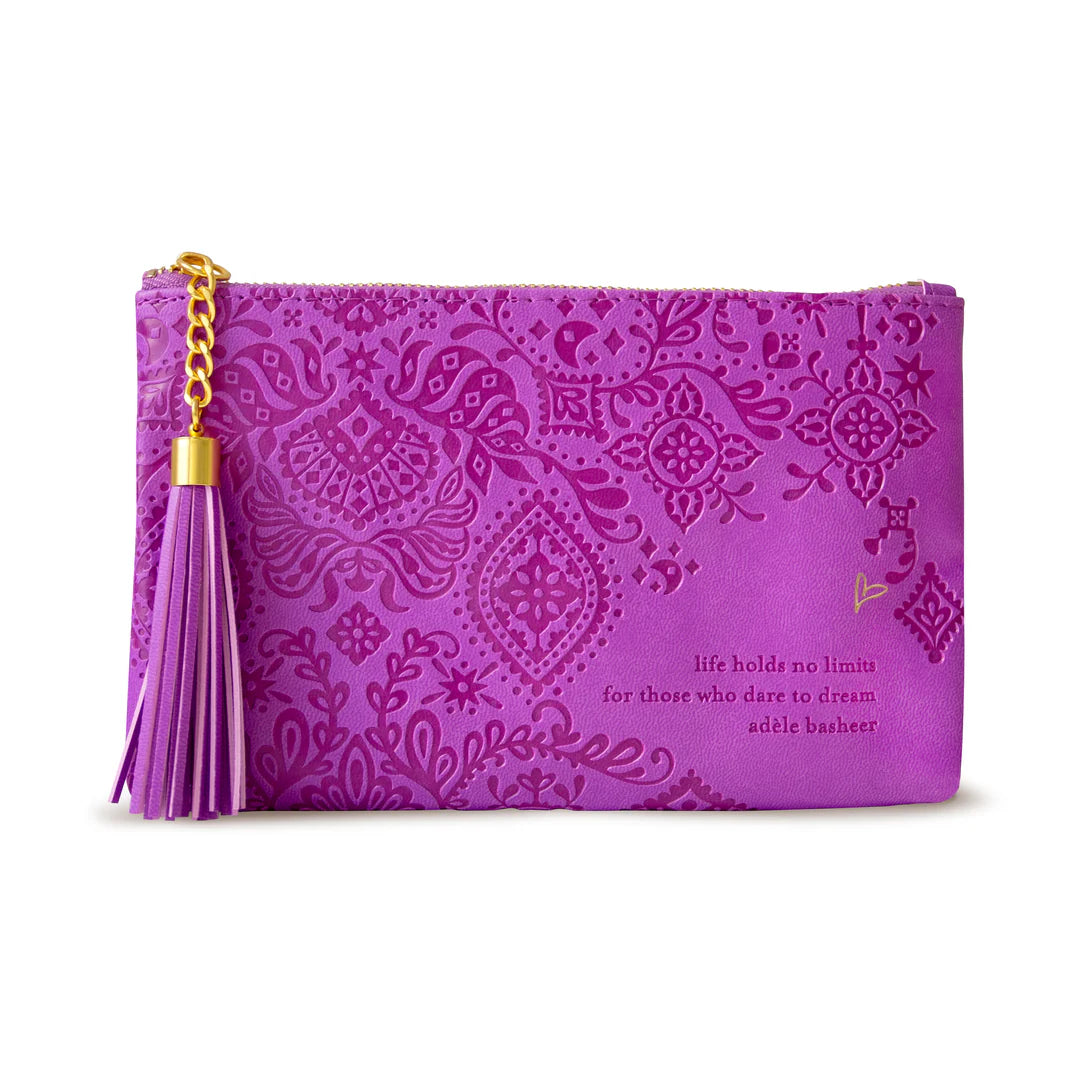 Faux Leather Coin Purse - Berry Bliss