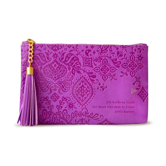 Faux Leather Coin Purse - Berry Bliss