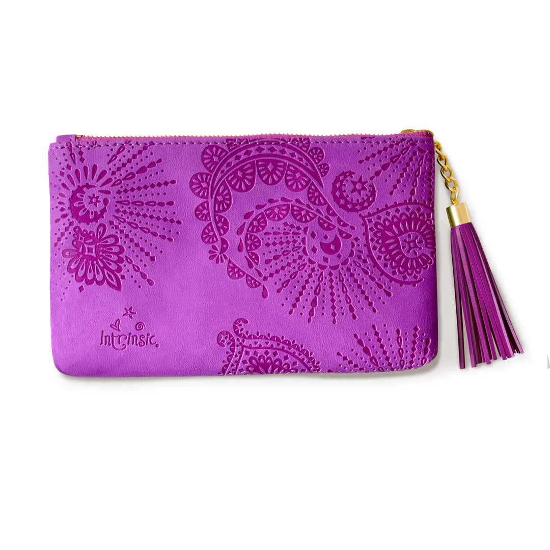 Faux Leather Coin Purse - Berry Bliss