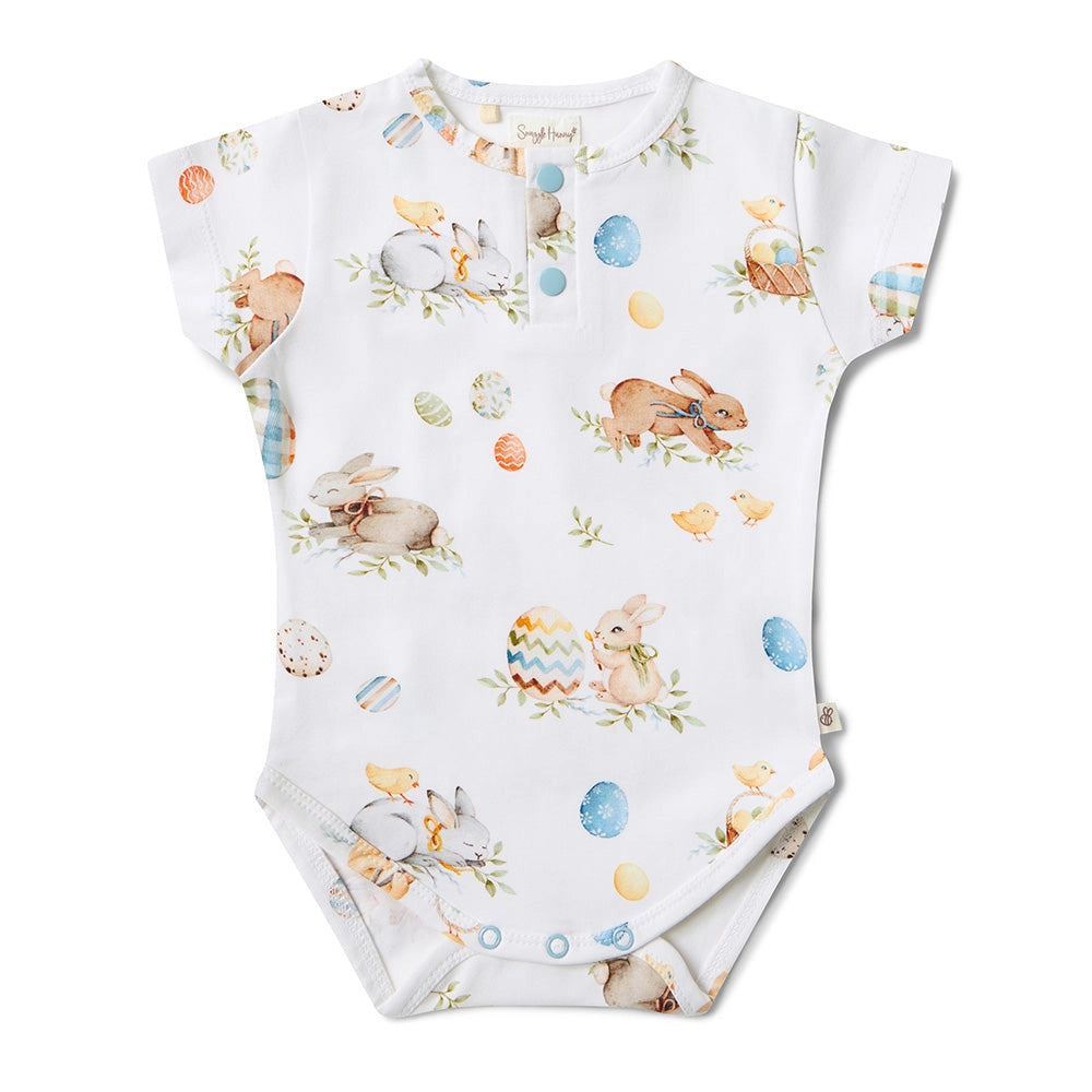 Flopsy Bunnies Short Sleeve Organic Bodysuit