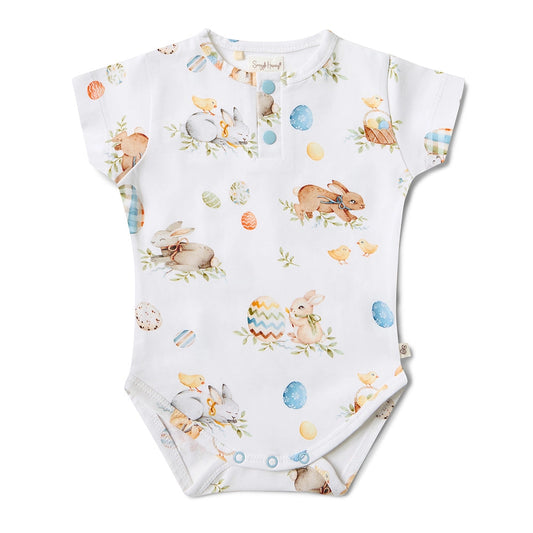 Flopsy Bunnies Short Sleeve Organic Bodysuit