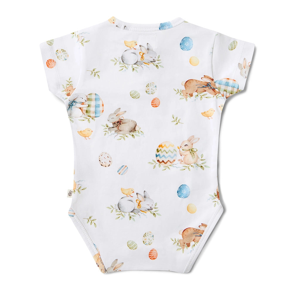 Flopsy Bunnies Short Sleeve Organic Bodysuit