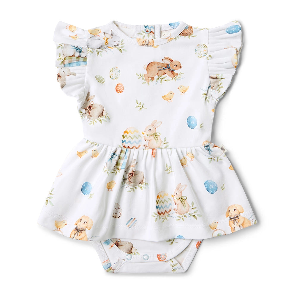 Flopsy Bunnies Short Sleeve Organic Dress