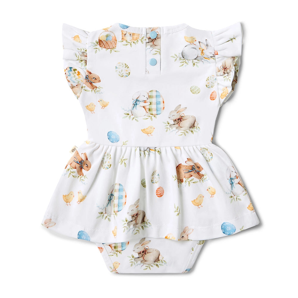 Flopsy Bunnies Short Sleeve Organic Dress