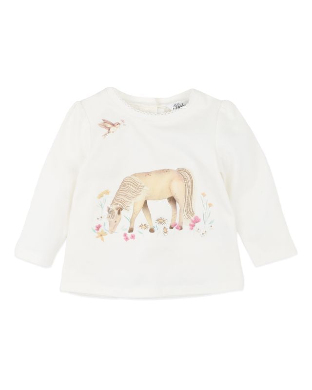 Winnie Pony Organic Long Sleeve Tee