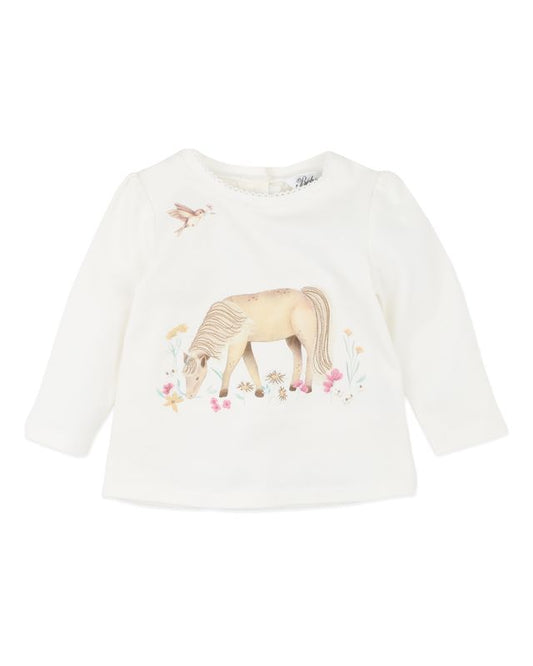 Winnie Pony Organic Long Sleeve Tee