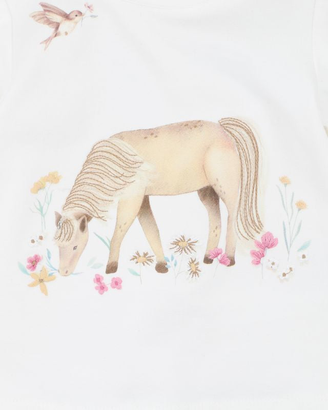 Winnie Pony Organic Long Sleeve Tee