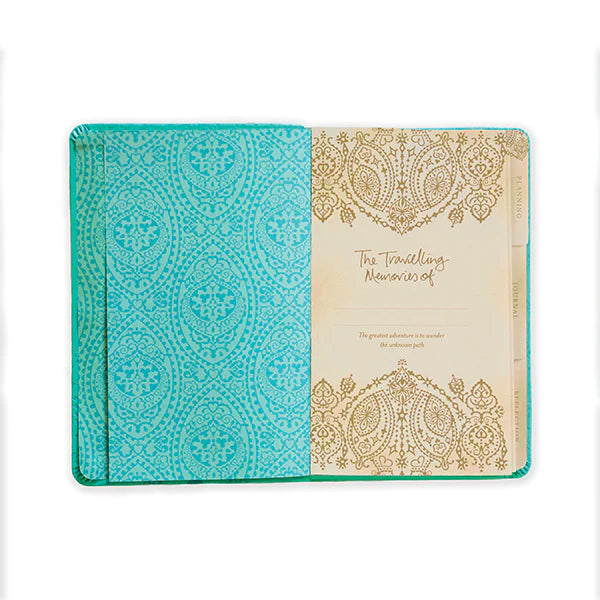 Travel Journal - Turquoise Twist