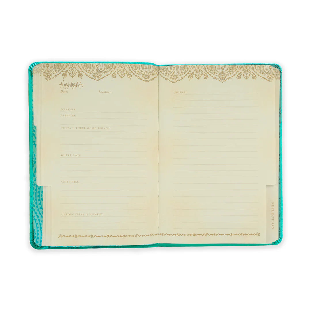 Travel Journal - Turquoise Twist