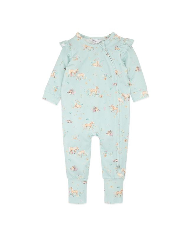 Winnie Organic Long Sleeve Zipsuit