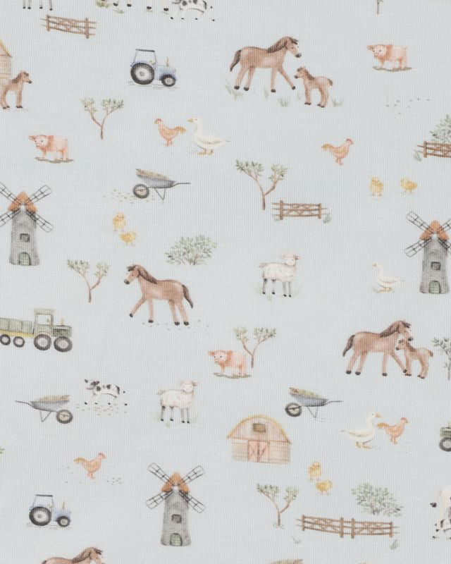 Farm Organic Bunny Rug