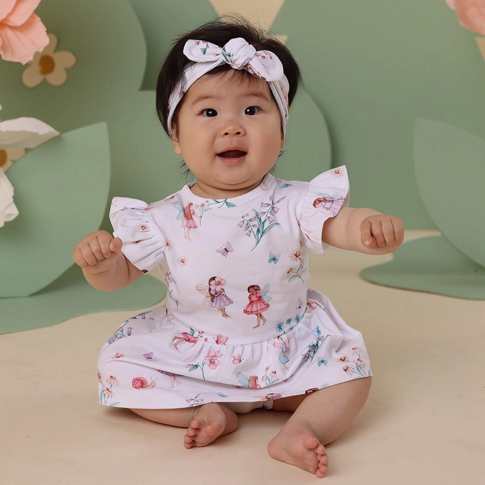 Fairy Garden Short Sleeve Organic Dress