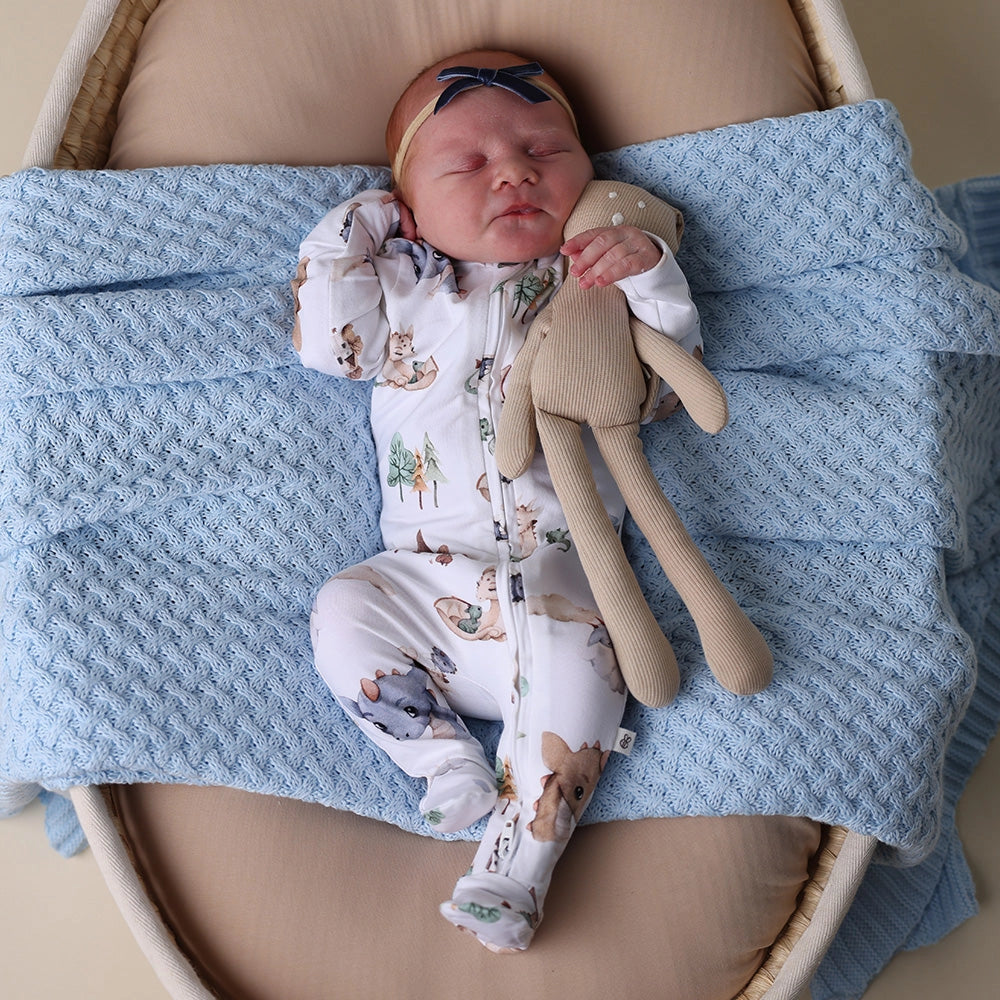 Dragon Organic Snuggle Zip Footie