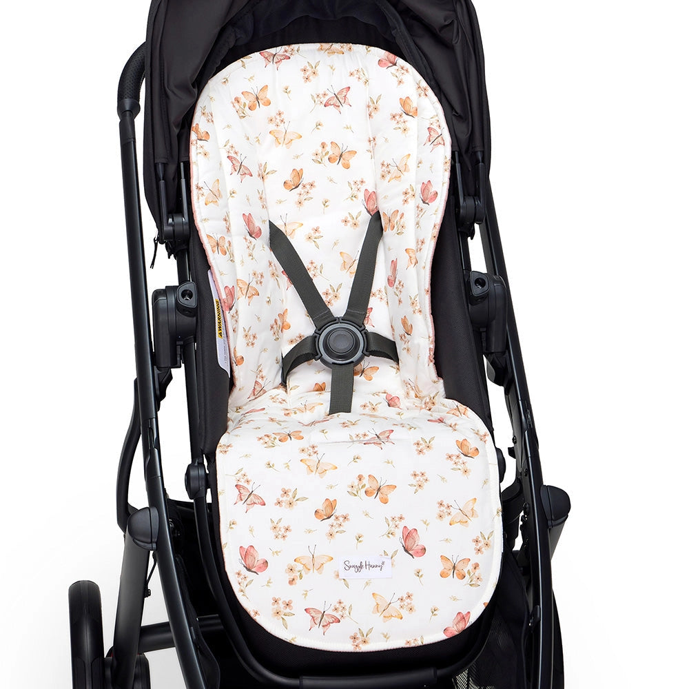 Butterfly Reversible Universal Pram Strap Covers