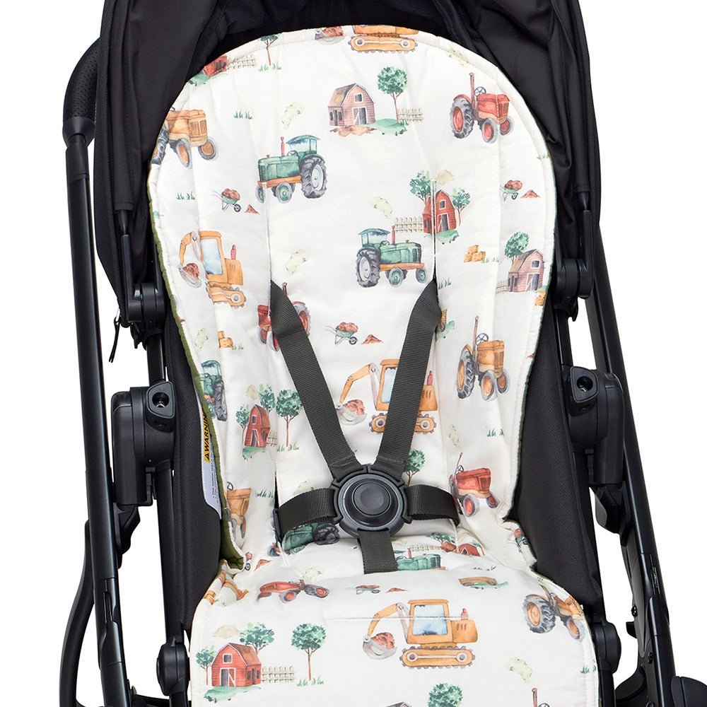 Diggers & Tractors Organic Universal Pram Liner